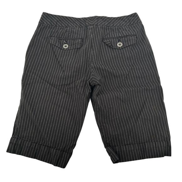 VTG y2k Womens Pinstripe Jimmy'Z Surf Co. Blazer Jacket Low Rise Shorts Set Sz M - Picture 10 of 12